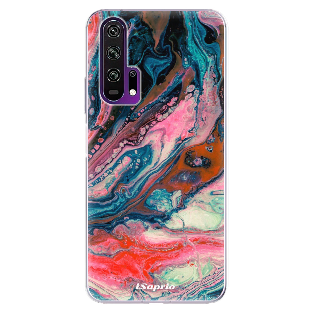 Odolné silikónové puzdro iSaprio - Abstract Paint 01 - Honor 20 Pro