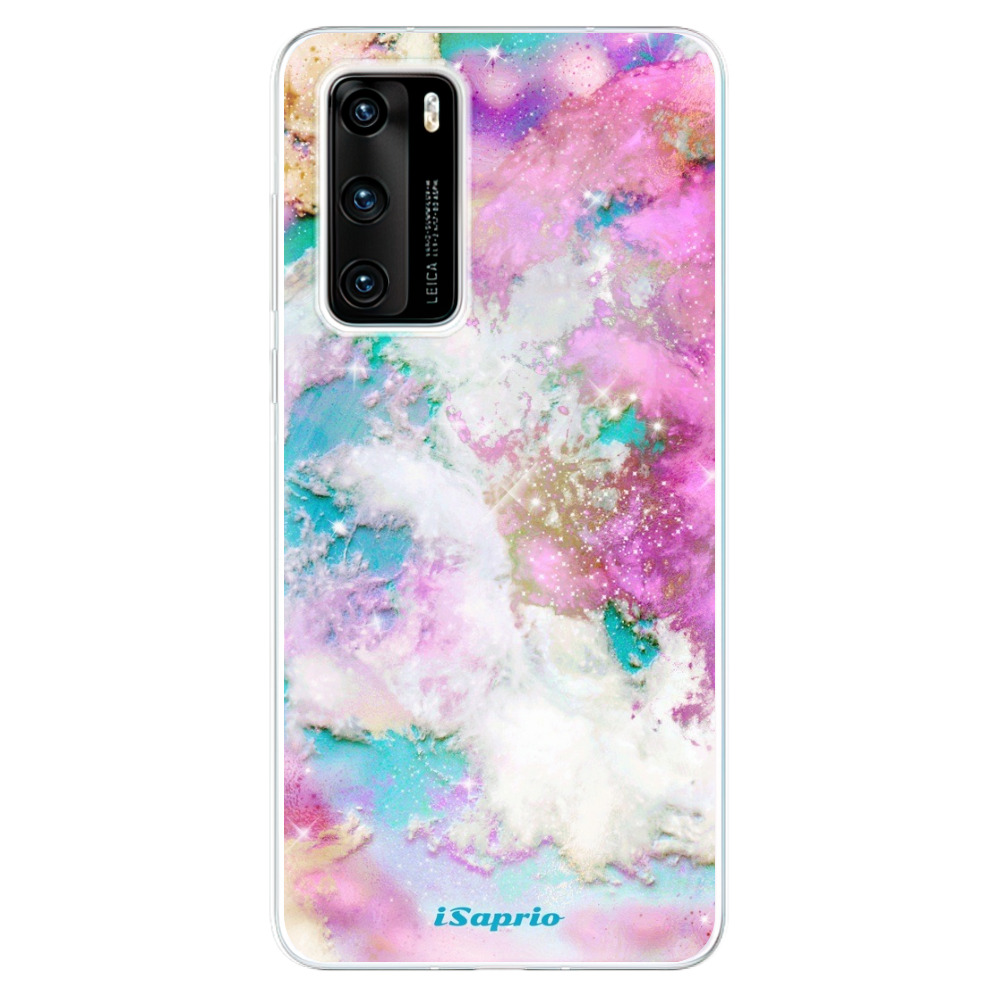 Odolné silikónové puzdro iSaprio - Galactic Paper - Huawei P40