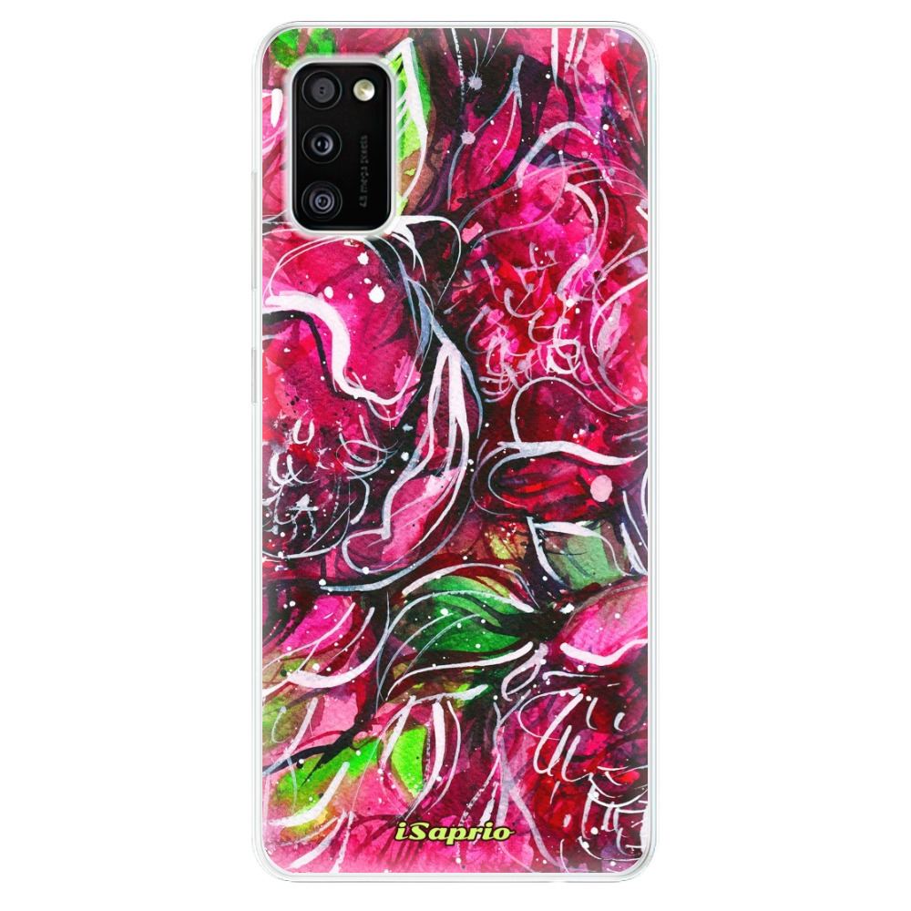 Odolné silikónové puzdro iSaprio - Burgundy - Samsung Galaxy A41