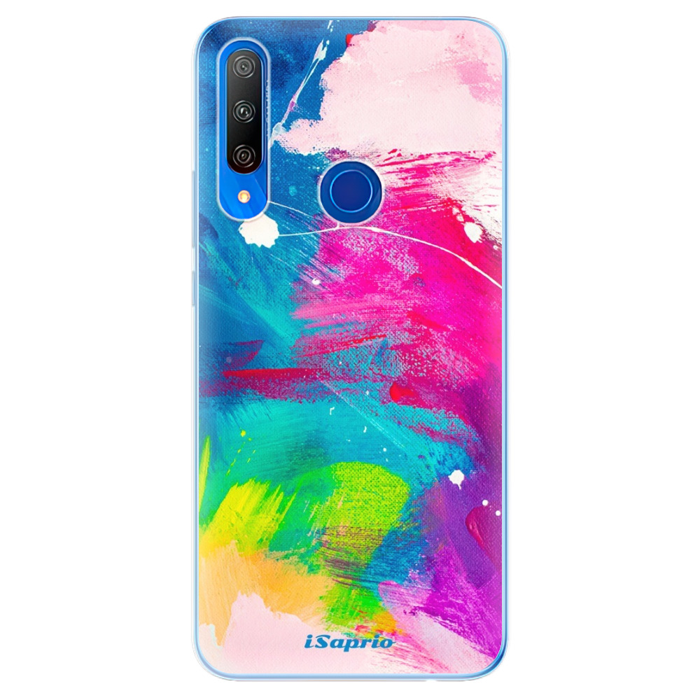 Odolné silikónové puzdro iSaprio - Abstract Paint 03 - Huawei Honor 9X