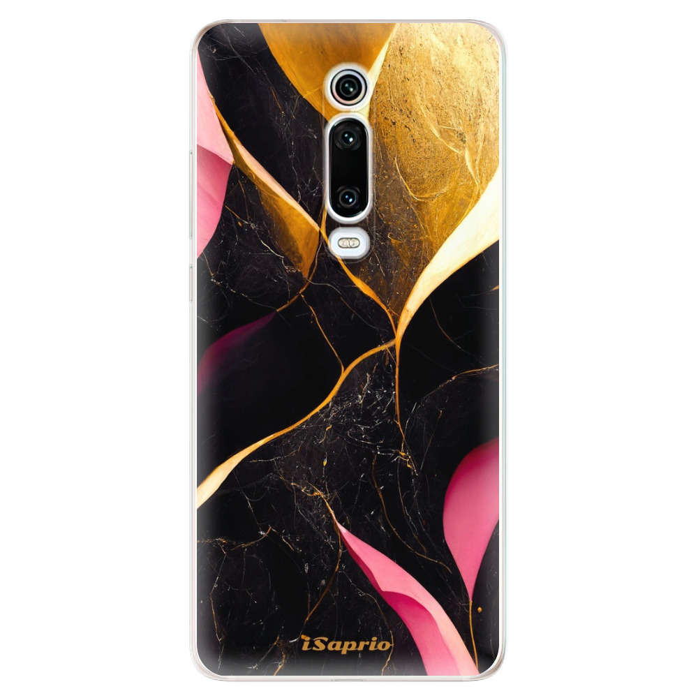 Odolné silikónové puzdro iSaprio - Gold Pink Marble - Xiaomi Mi 9T Pro