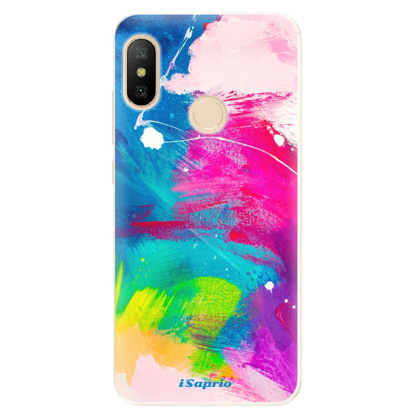 Odolné silikónové puzdro iSaprio - Abstract Paint 03 - Xiaomi Mi A2 Lite