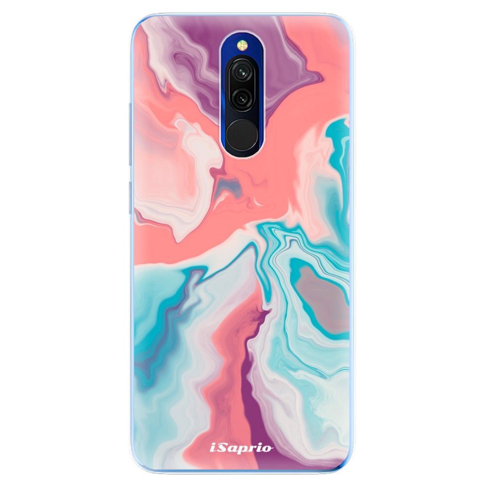 Odolné silikónové puzdro iSaprio - New Liquid - Xiaomi Redmi 8