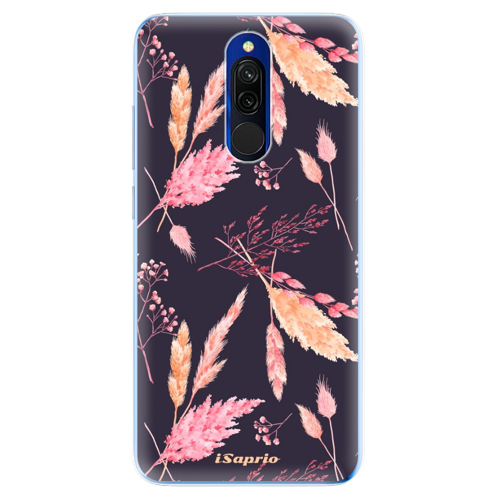 Odolné silikónové puzdro iSaprio - Herbal Pattern - Xiaomi Redmi 8
