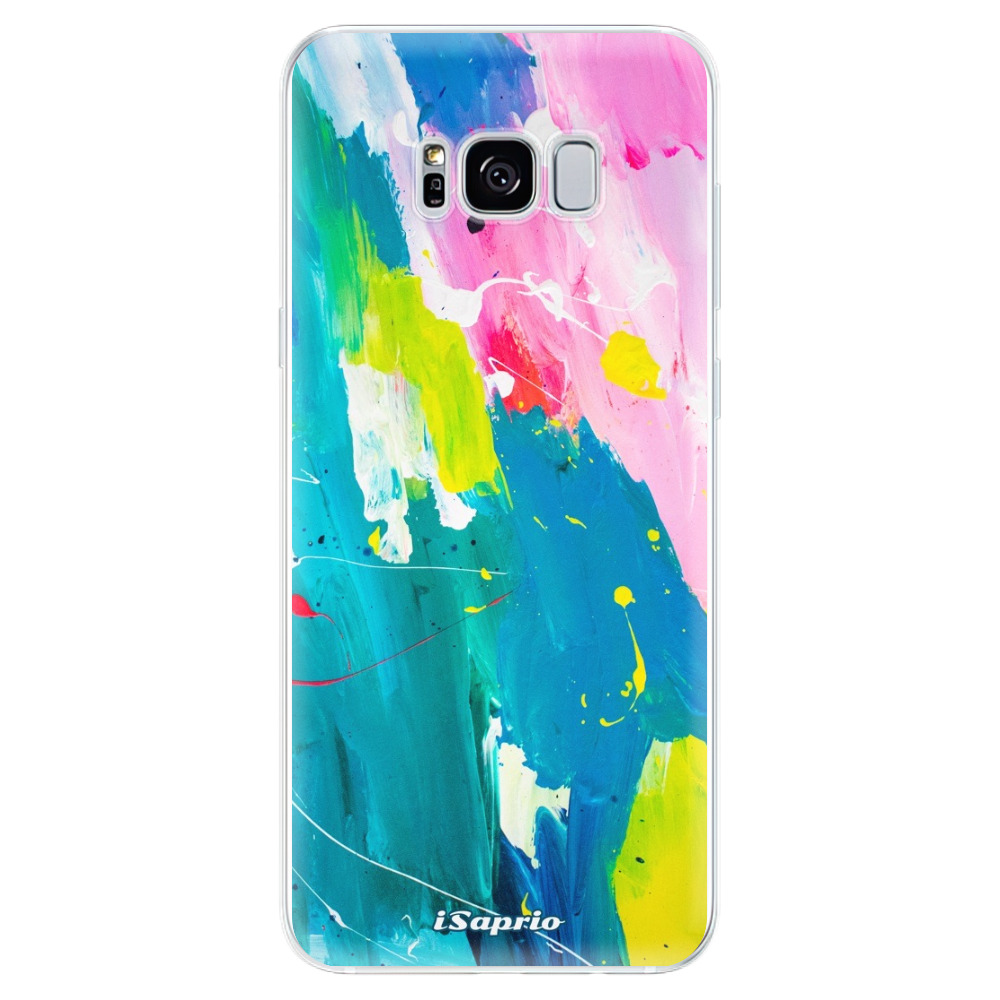 Odolné silikónové puzdro iSaprio - Abstract Paint 04 - Samsung Galaxy S8