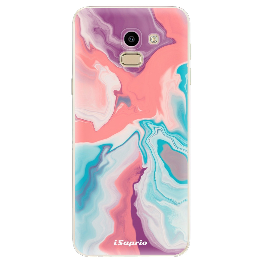 Odolné silikónové puzdro iSaprio - New Liquid - Samsung Galaxy J6