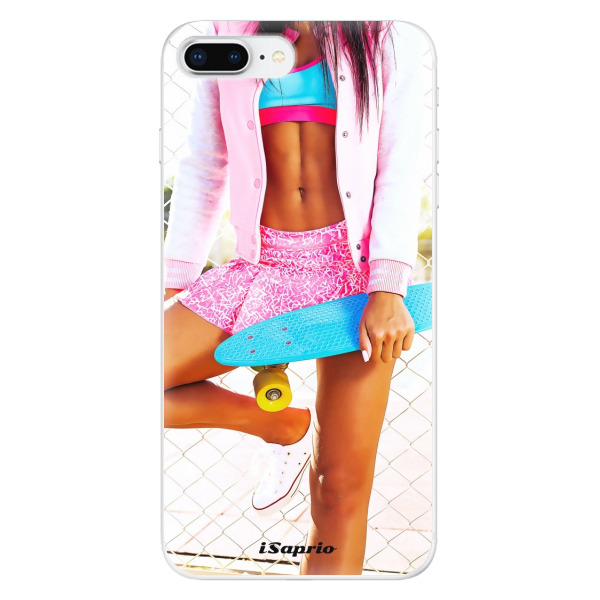 Odolné silikónové puzdro iSaprio - Skate girl 01 - iPhone 8 Plus