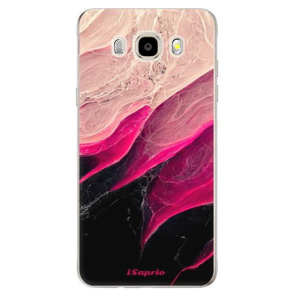 Odolné silikónové puzdro iSaprio - Black and Pink - Samsung Galaxy J5 2016