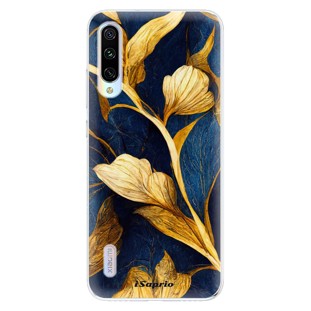 Odolné silikónové puzdro iSaprio - Gold Leaves - Xiaomi Mi A3