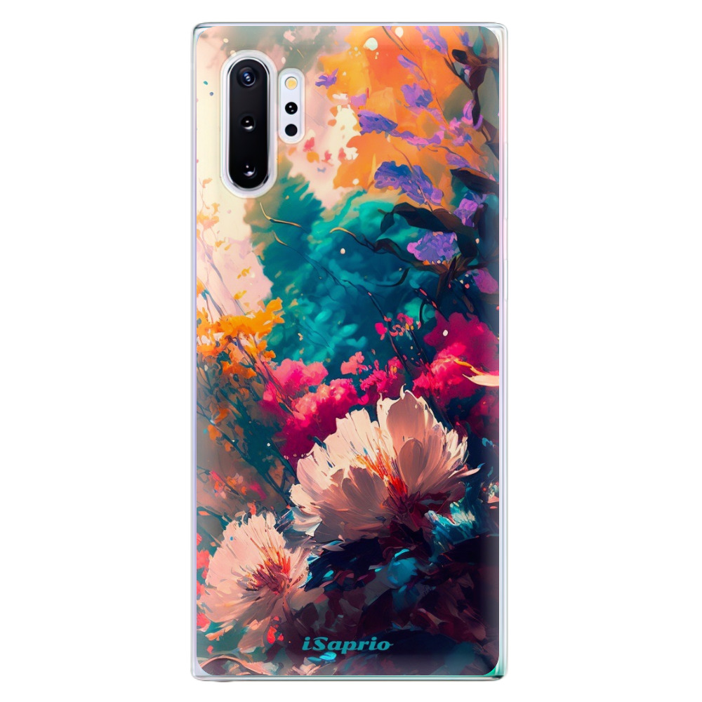 Odolné silikónové puzdro iSaprio - Flower Design - Samsung Galaxy Note 10+