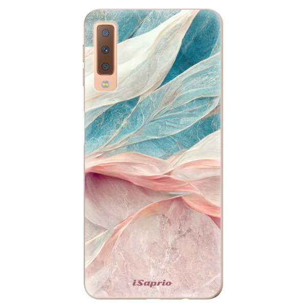 Odolné silikónové puzdro iSaprio - Pink and Blue - Samsung Galaxy A7 (2018)