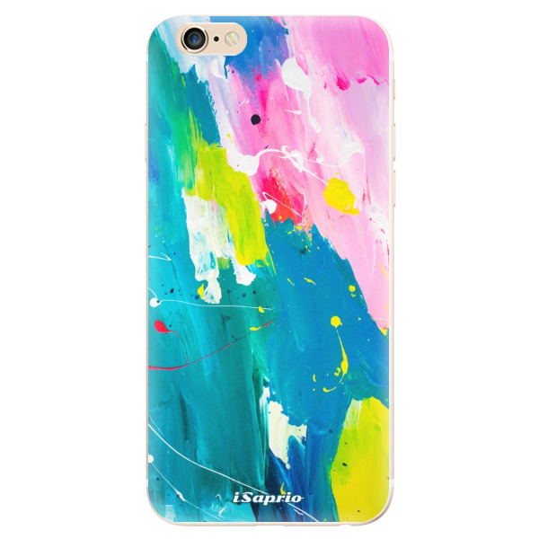 Odolné silikónové puzdro iSaprio - Abstract Paint 04 - iPhone 6/6S
