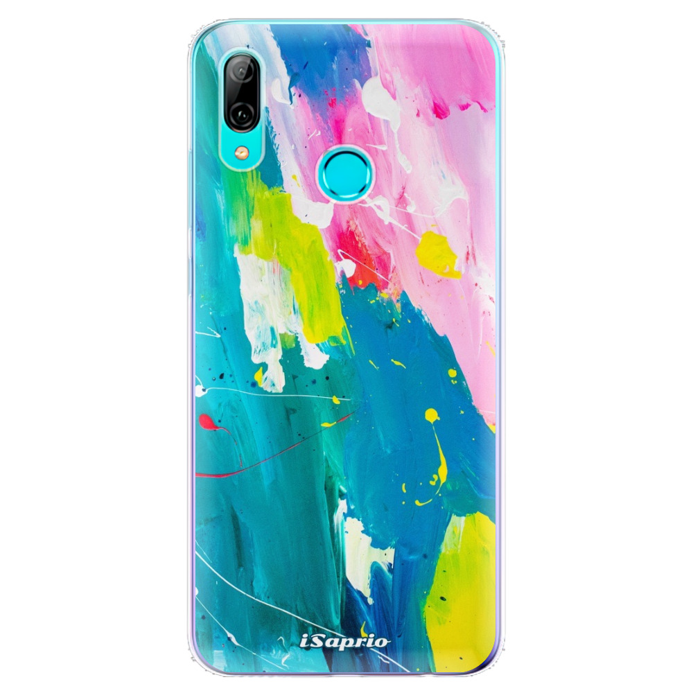 Odolné silikónové puzdro iSaprio - Abstract Paint 04 - Huawei P Smart 2019