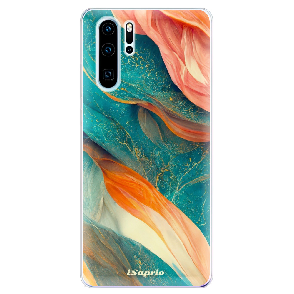 Odolné silikónové puzdro iSaprio - Abstract Marble - Huawei P30 Pro