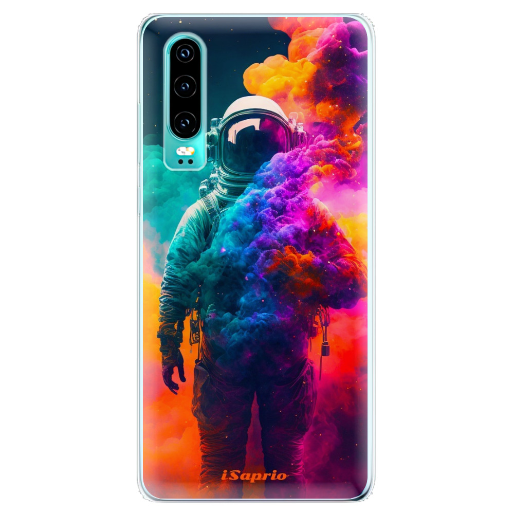 Odolné silikónové puzdro iSaprio - Astronaut in Colors - Huawei P30