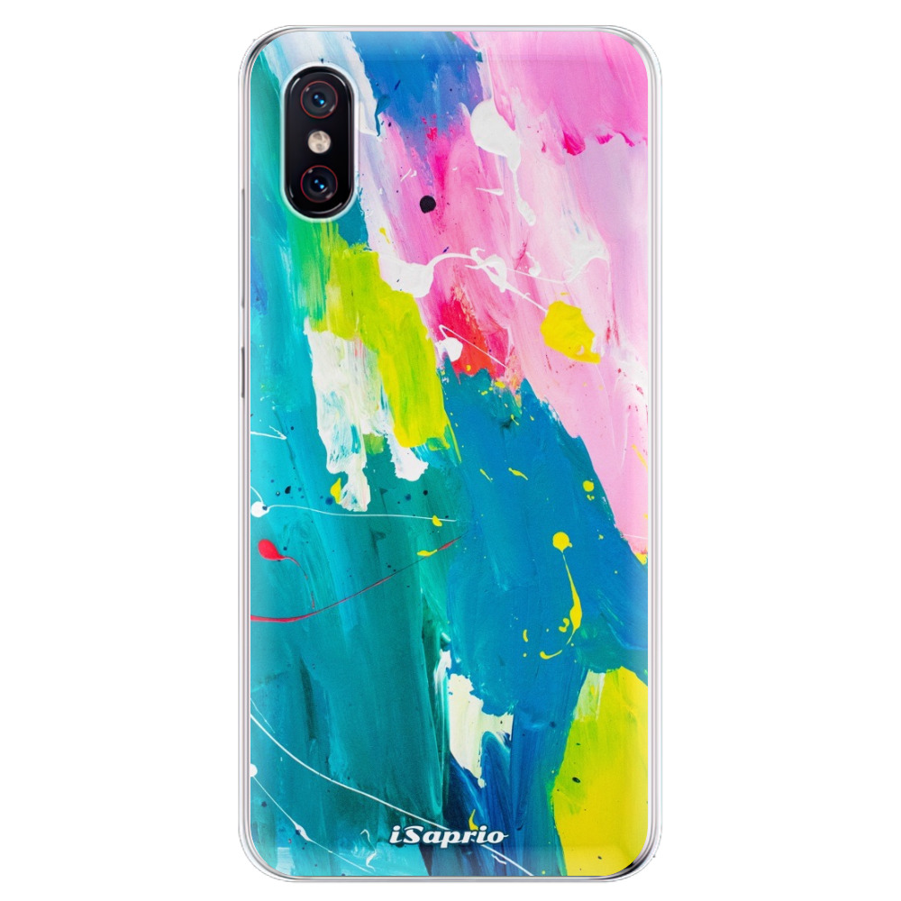 Odolné silikónové puzdro iSaprio - Abstract Paint 04 - Xiaomi Mi 8 Pro