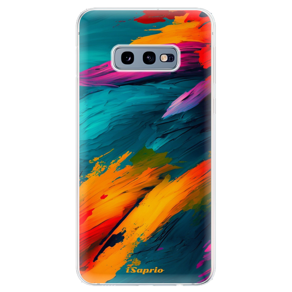 Odolné silikónové puzdro iSaprio - Blue Paint - Samsung Galaxy S10e