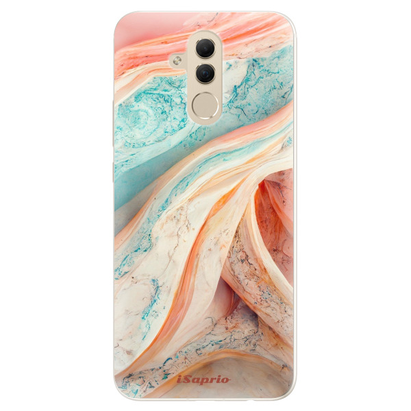 Silikónové puzdro iSaprio - Orange and Blue - Huawei Mate 20 Lite
