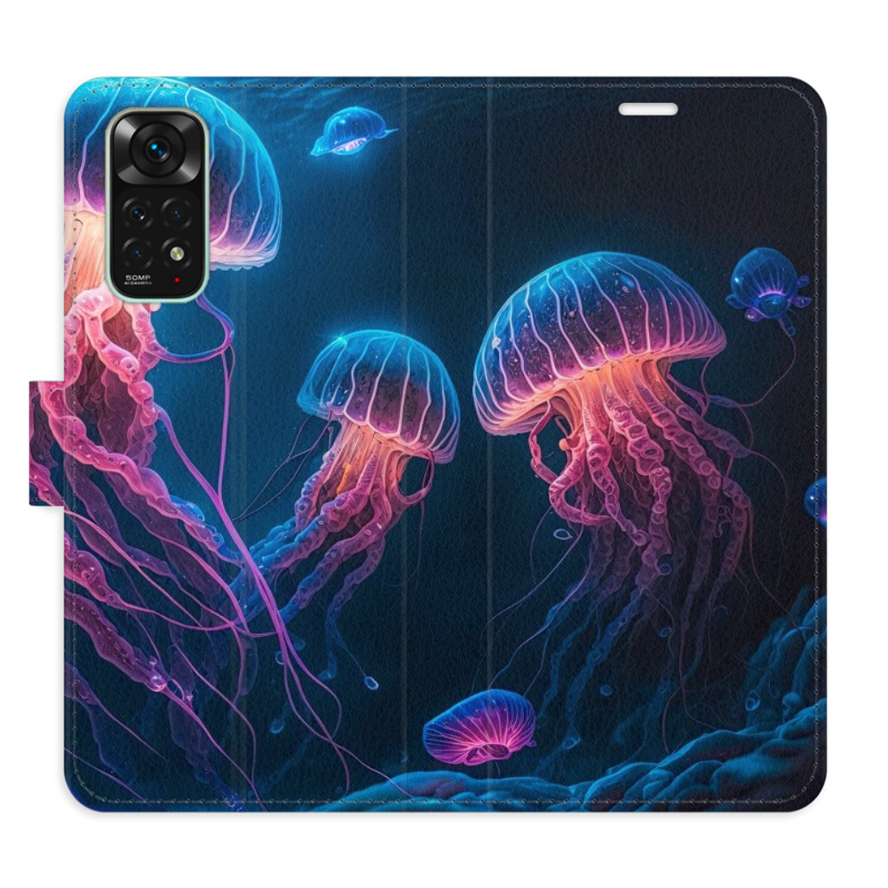 Flipové puzdro iSaprio - Jellyfish - Xiaomi Redmi Note 11 / Note 11S