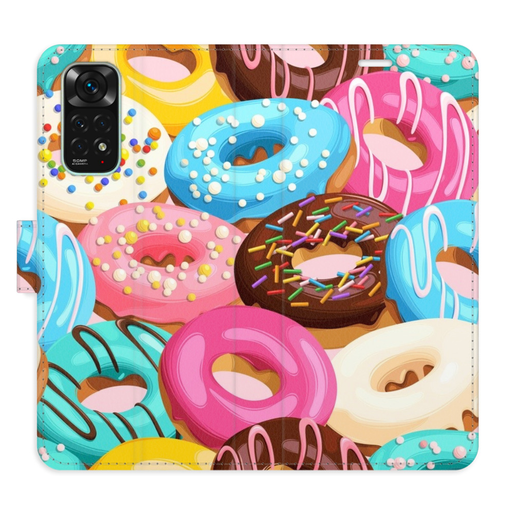 Flipové puzdro iSaprio - Donuts Pattern 02 - Xiaomi Redmi Note 11 / Note 11S