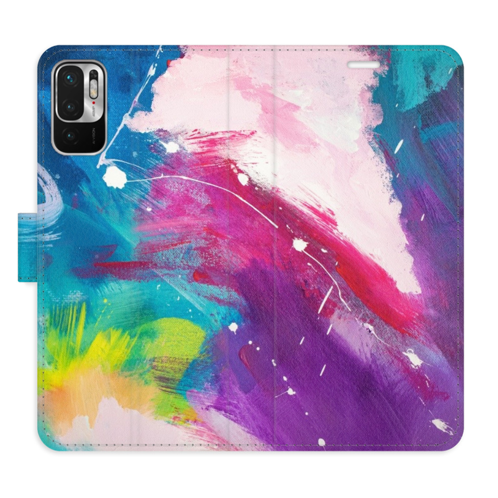 Flipové puzdro iSaprio - Abstract Paint 05 - Xiaomi Redmi Note 10 5G