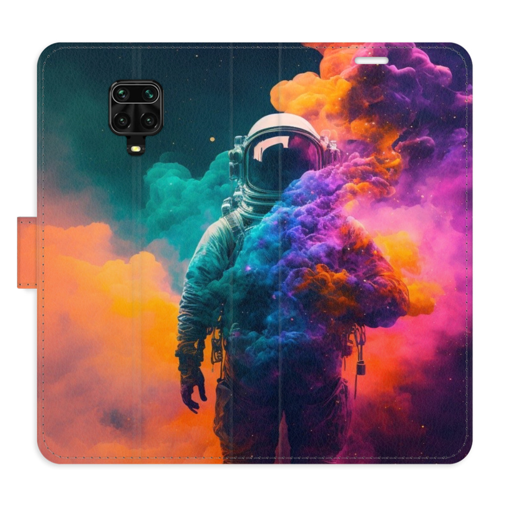 Flipové puzdro iSaprio - Astronaut in Colours 02 - Xiaomi Redmi Note 9 Pro / Note 9S