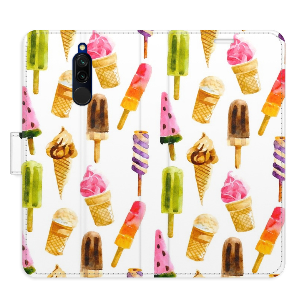 Flipové puzdro iSaprio - Ice Cream Pattern - Xiaomi Redmi 8