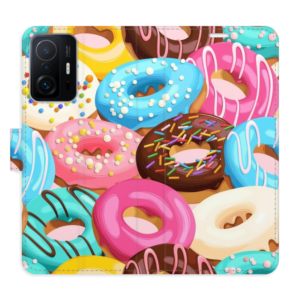 Flipové puzdro iSaprio - Donuts Pattern 02 - Xiaomi 11T / 11T Pro