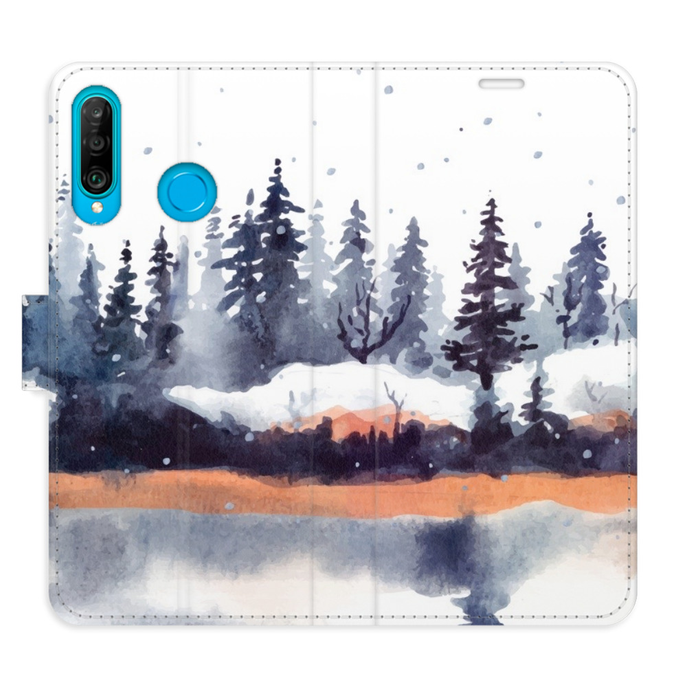 Flipové puzdro iSaprio - Winter 02 - Huawei P30 Lite