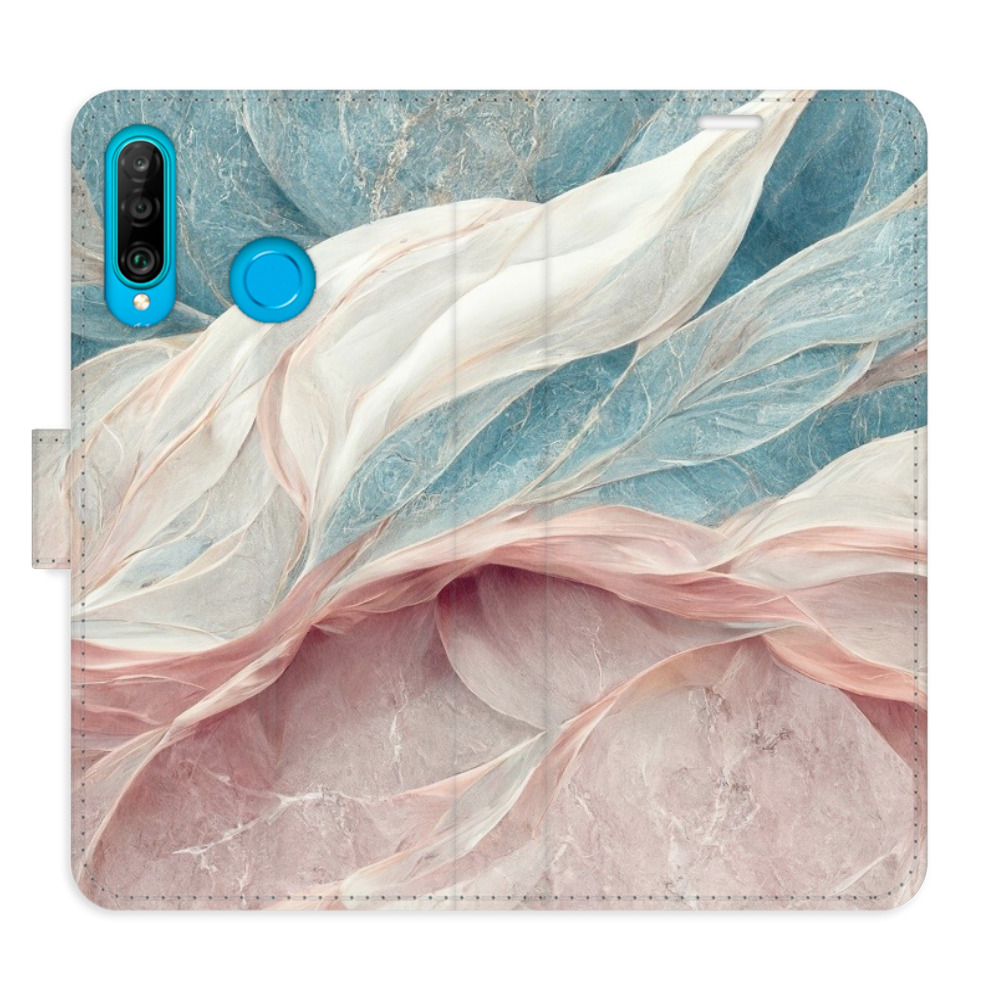 Flipové puzdro iSaprio - Old Leaves 03 - Huawei P30 Lite