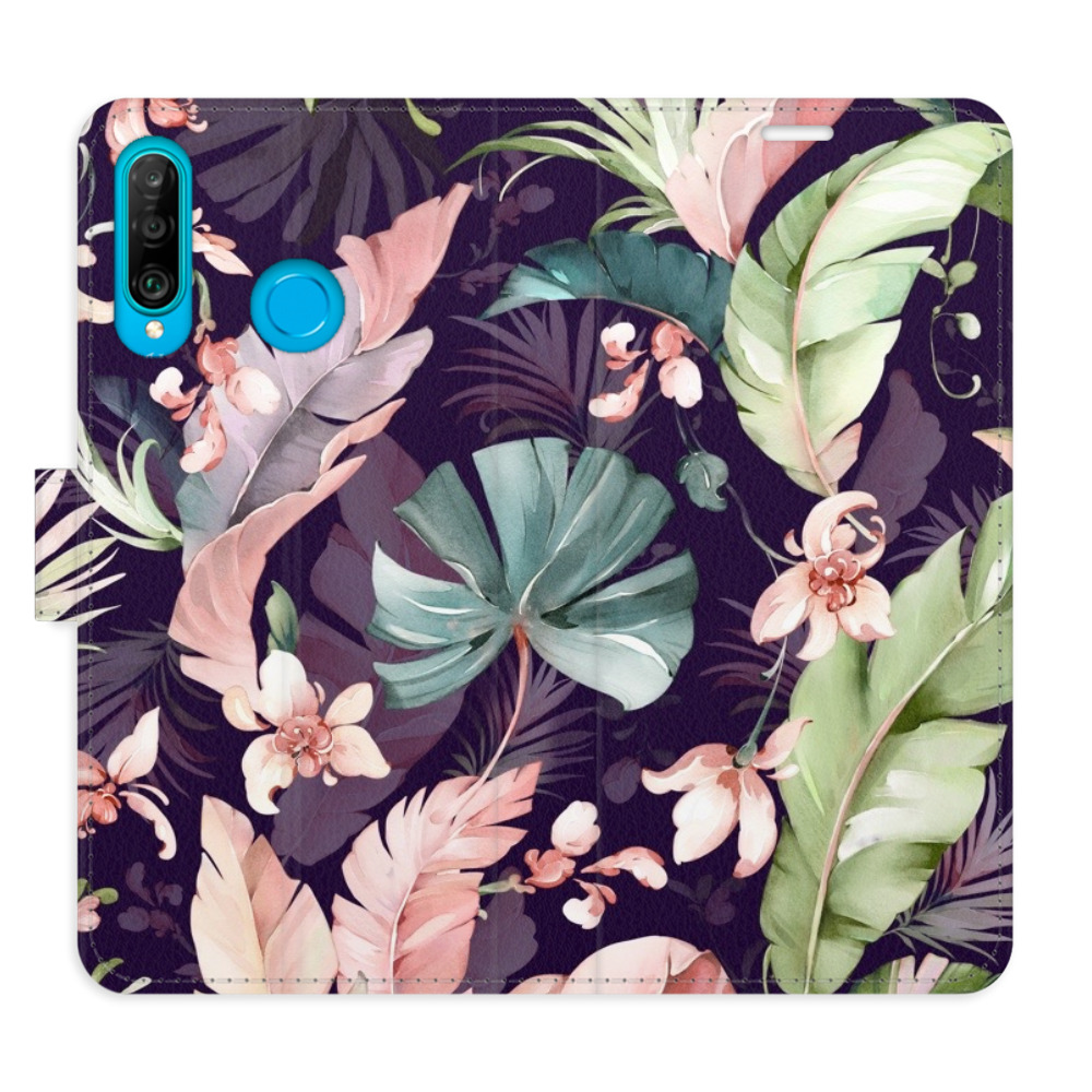 Flipové puzdro iSaprio - Flower Pattern 08 - Huawei P30 Lite