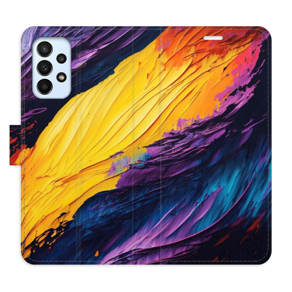 Flipové puzdro iSaprio - Fire Paint - Samsung Galaxy A23 / A23 5G