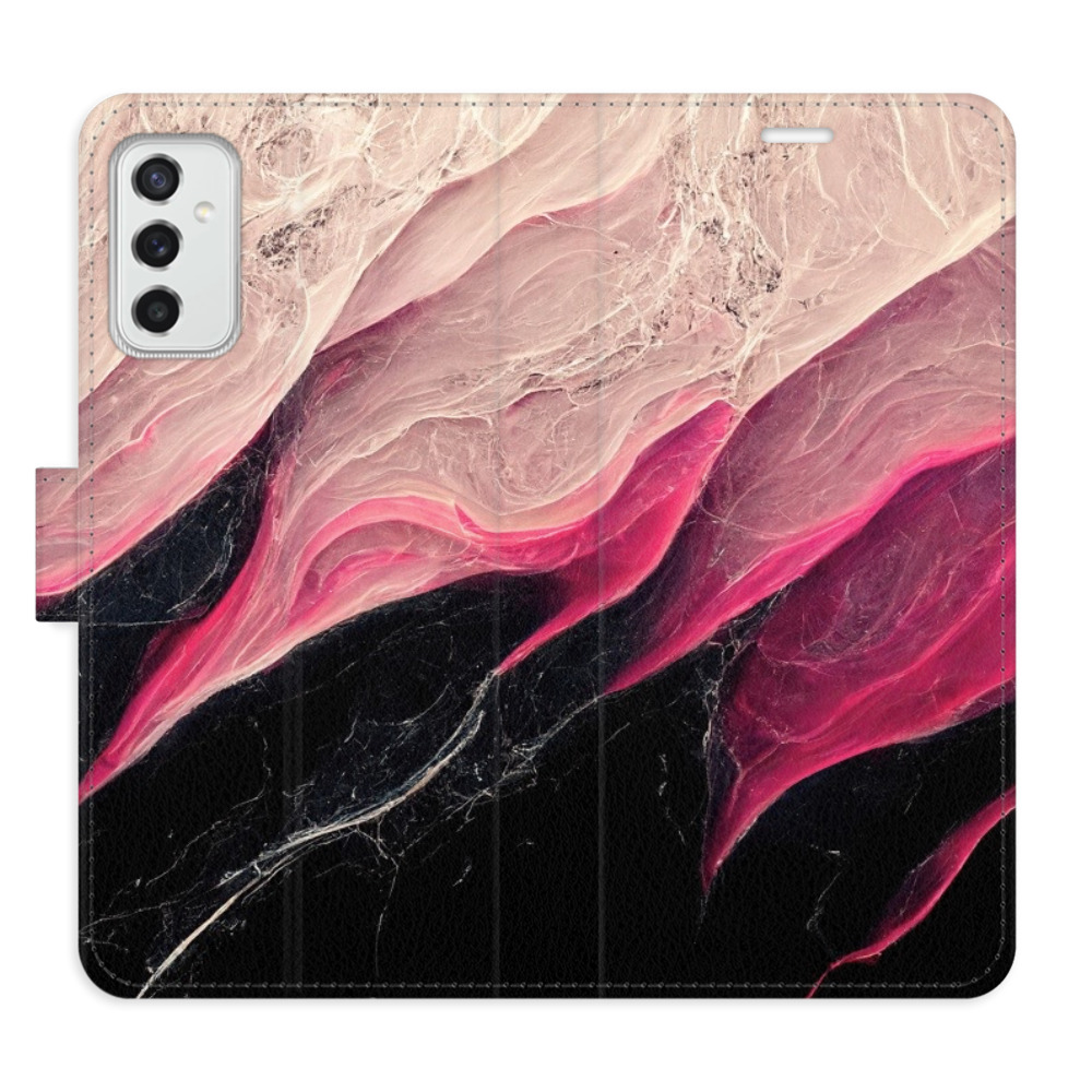 Flipové puzdro iSaprio - BlackPink Marble - Samsung Galaxy M52 5G