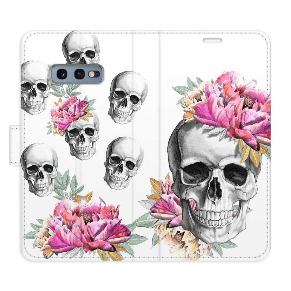 Flipové puzdro iSaprio - Crazy Skull - Samsung Galaxy S10e
