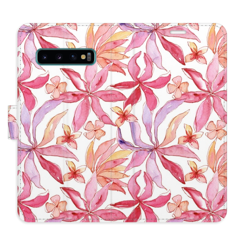 Flipové puzdro iSaprio - Flower Pattern 10 - Samsung Galaxy S10