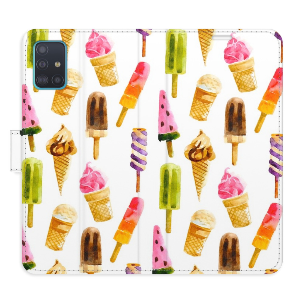 Flipové puzdro iSaprio - Ice Cream Pattern - Samsung Galaxy A51