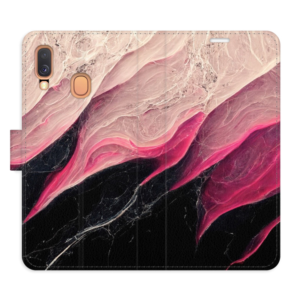 Flipové puzdro iSaprio - BlackPink Marble - Samsung Galaxy A40