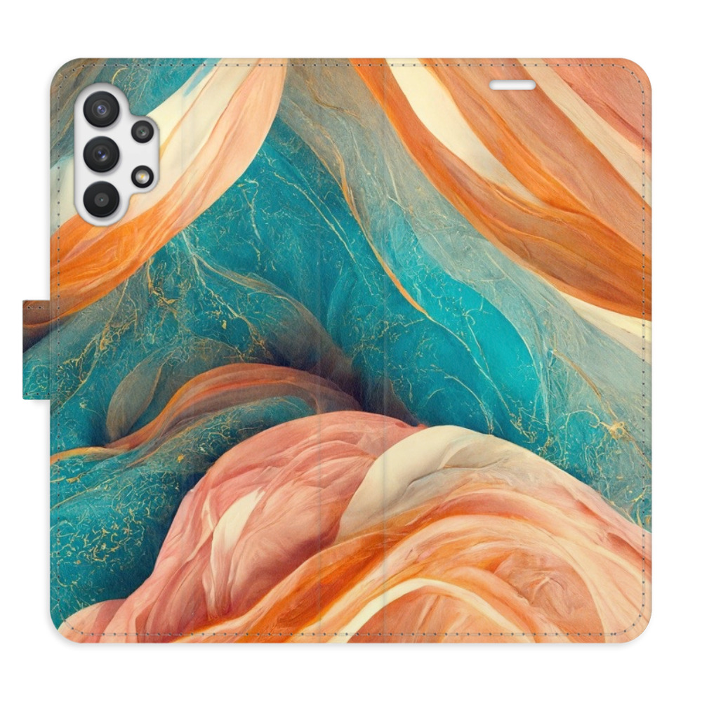 Flipové puzdro iSaprio - Blue and Orange - Samsung Galaxy A32 5G