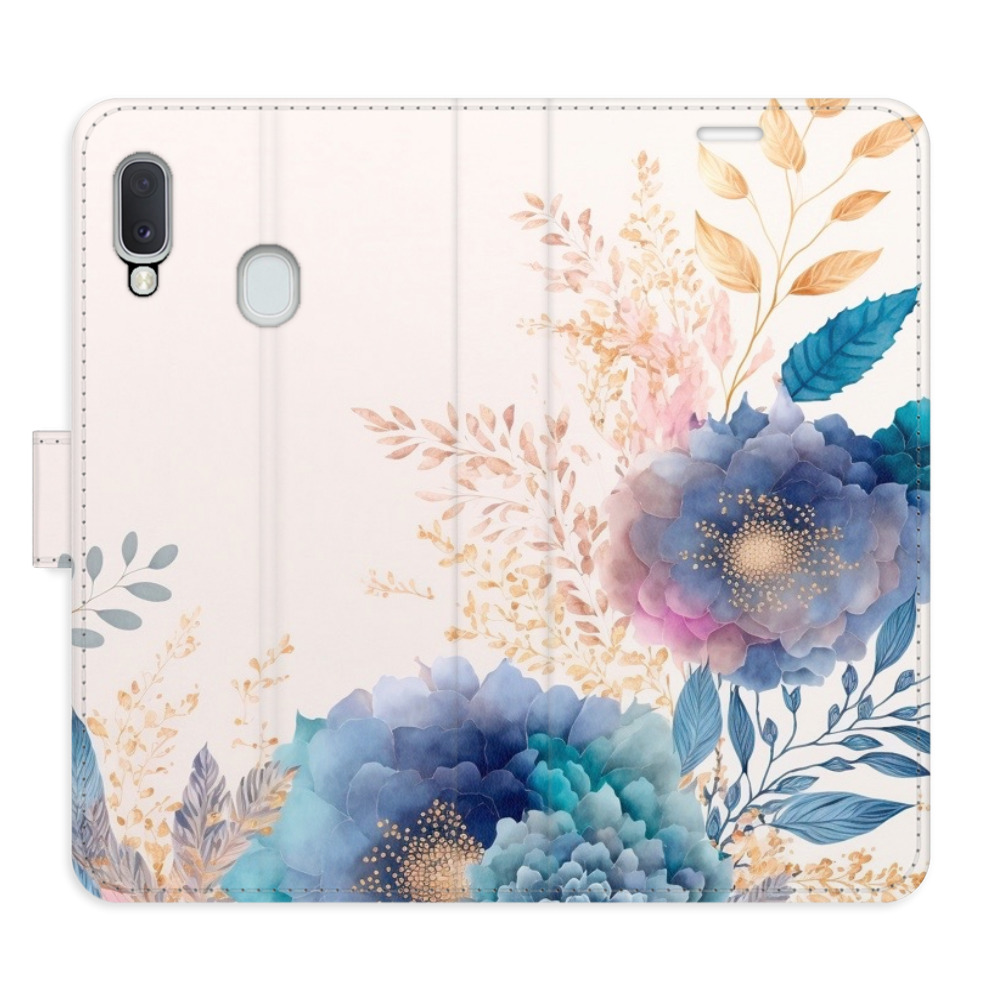 Flipové puzdro iSaprio - Ornamental Flowers 03 - Samsung Galaxy A20e