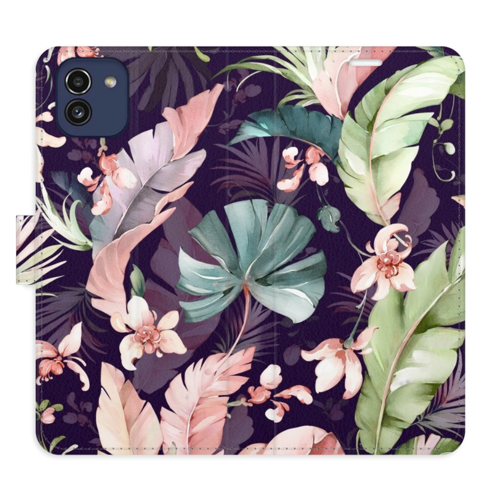 Flipové puzdro iSaprio - Flower Pattern 08 - Samsung Galaxy A03