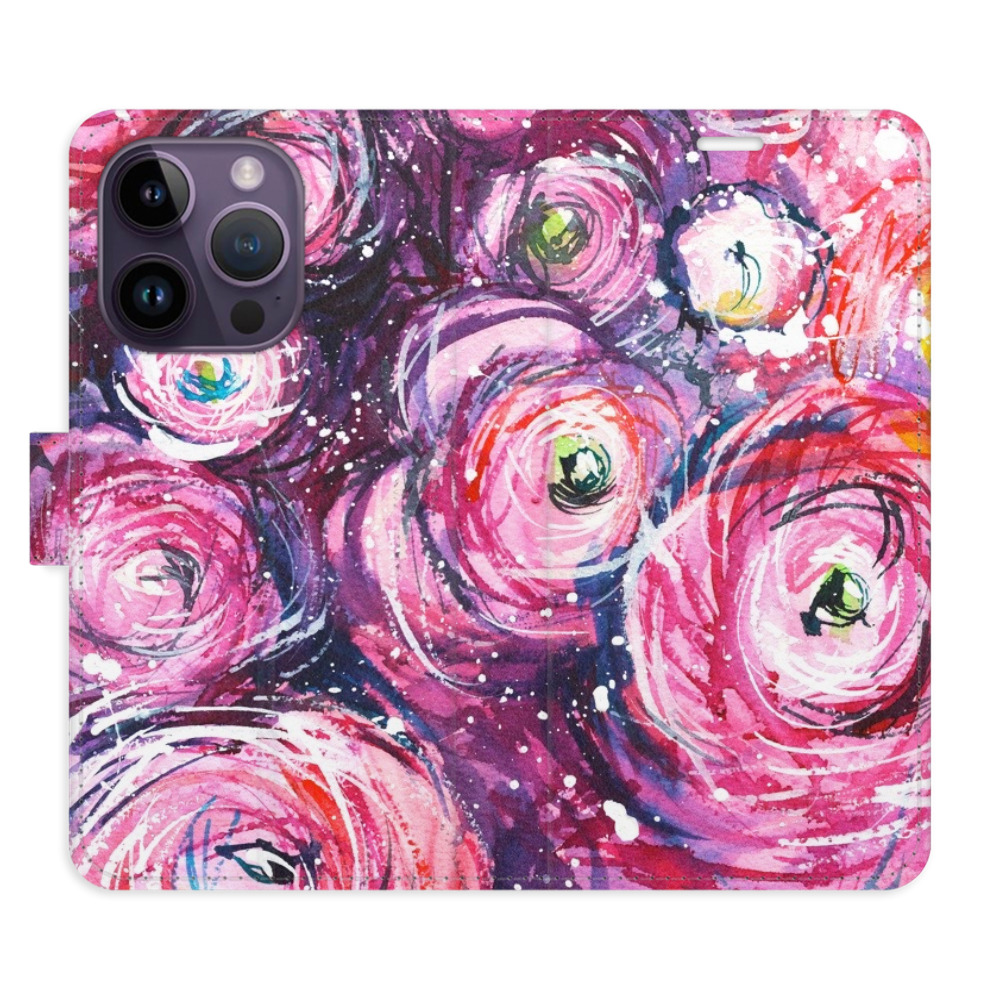 Flipové puzdro iSaprio - Retro Paint 02 - iPhone 14 Pro