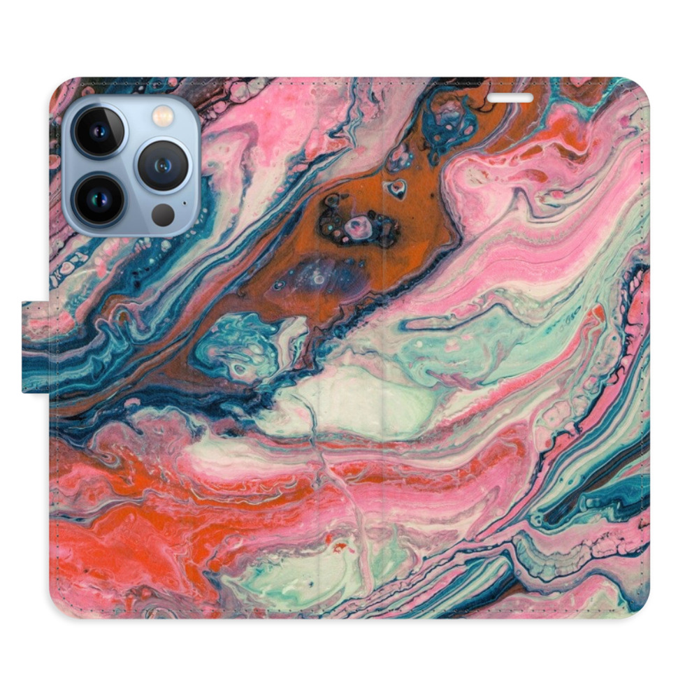 Flipové puzdro iSaprio - Retro Paint - iPhone 13 Pro