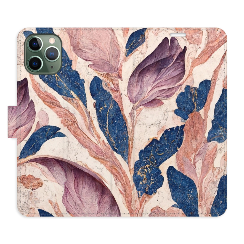 Flipové puzdro iSaprio - Old Leaves 02 - iPhone 11 Pro