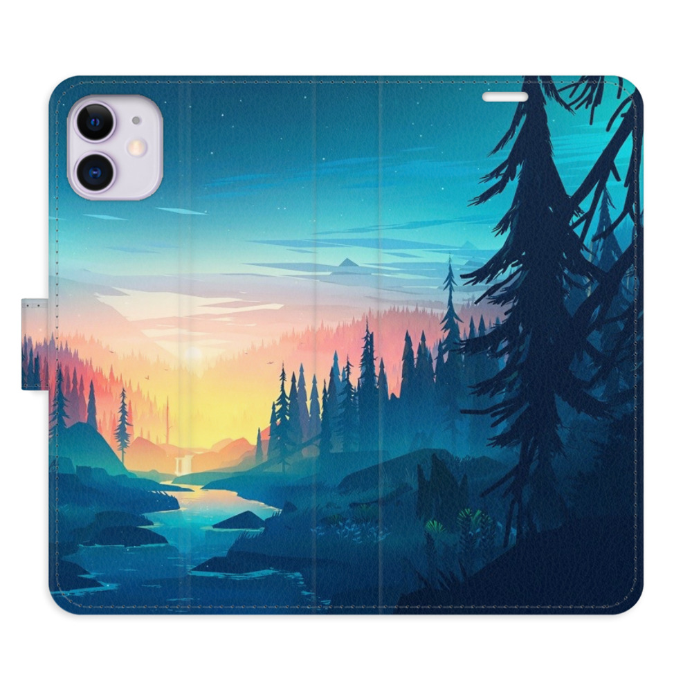 Flipové puzdro iSaprio - Magical Landscape - iPhone 11