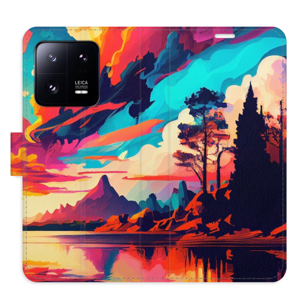 Flipové puzdro iSaprio - Colorful Mountains 02 - Xiaomi 13 Pro
