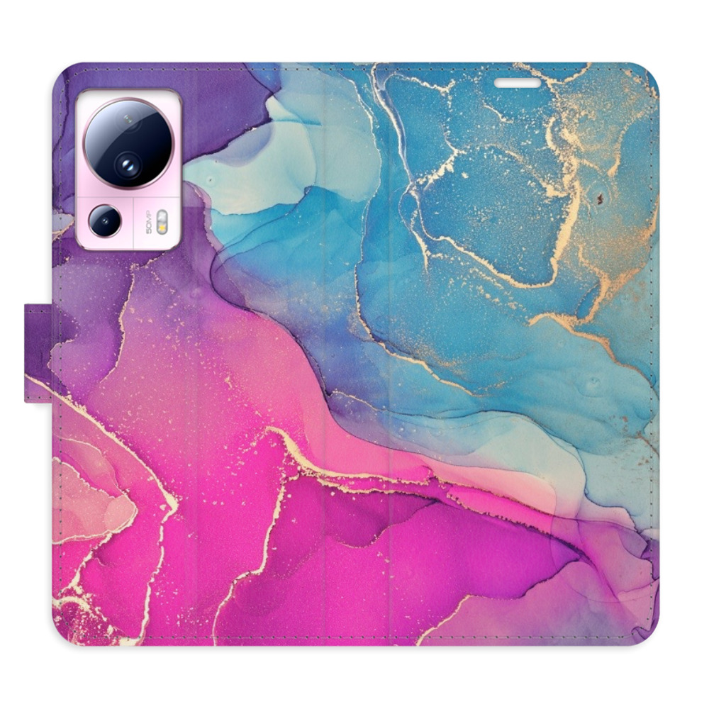 Flipové puzdro iSaprio - Colour Marble 02 - Xiaomi 13 Lite
