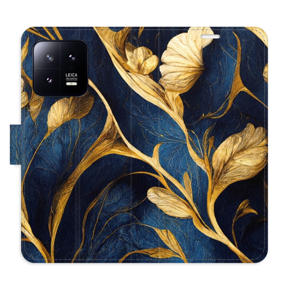 Flipové puzdro iSaprio - GoldBlue - Xiaomi 13