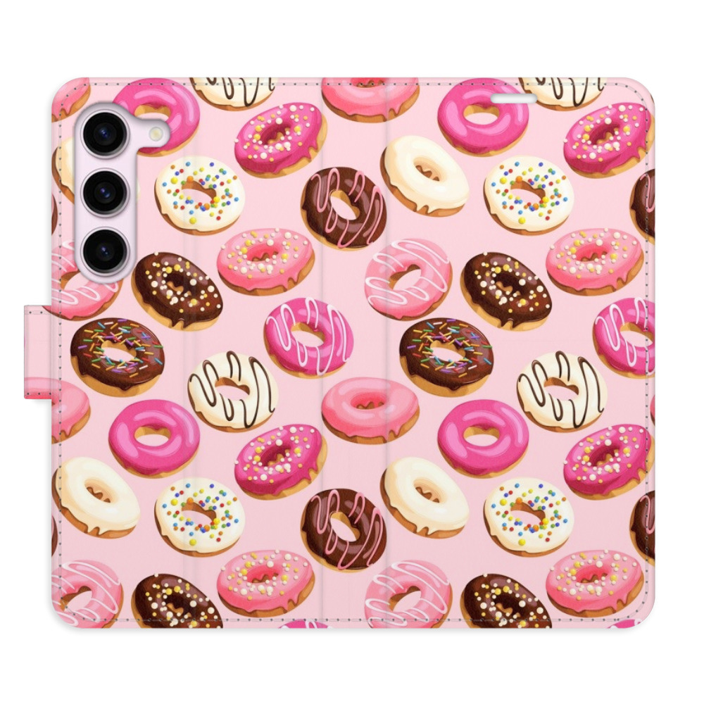 Flipové puzdro iSaprio - Donuts Pattern 03 - Samsung Galaxy S23 5G
