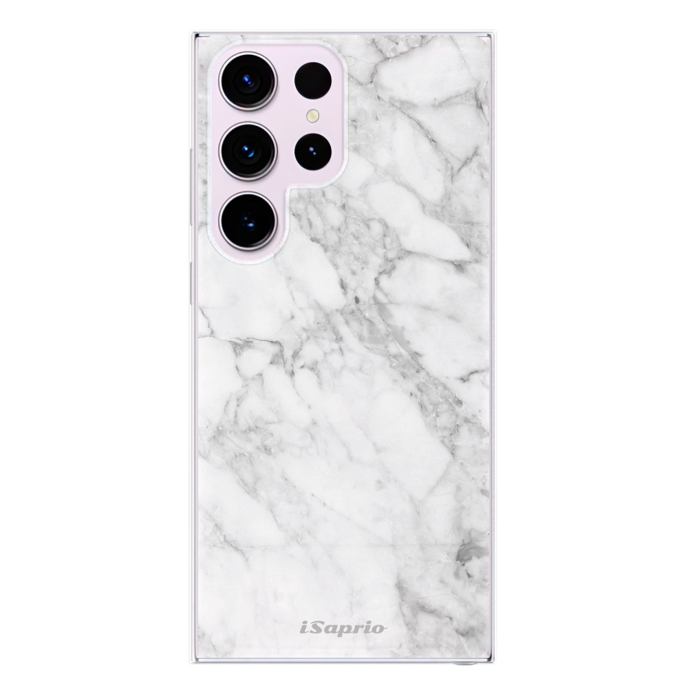 Odolné silikónové puzdro iSaprio - SilverMarble 14 - Samsung Galaxy S23 Ultra