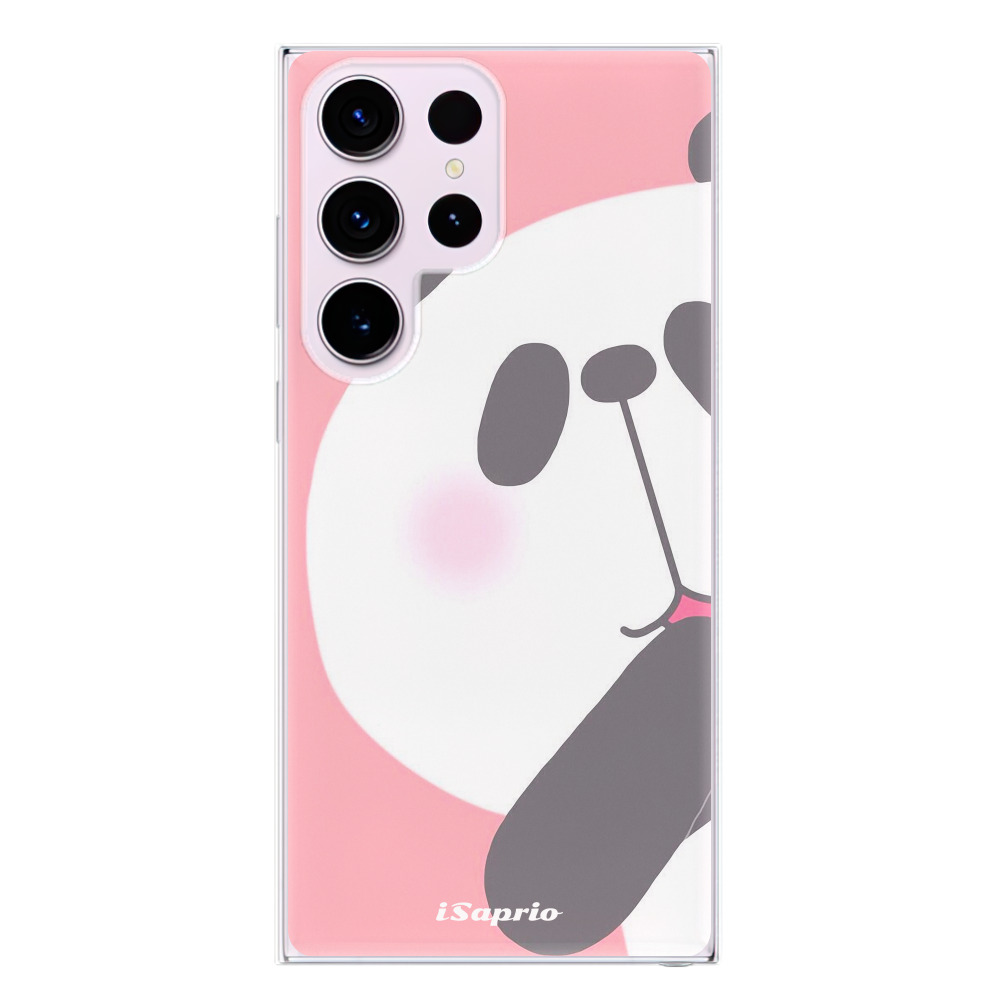 Odolné silikónové puzdro iSaprio - Panda 01 - Samsung Galaxy S23 Ultra